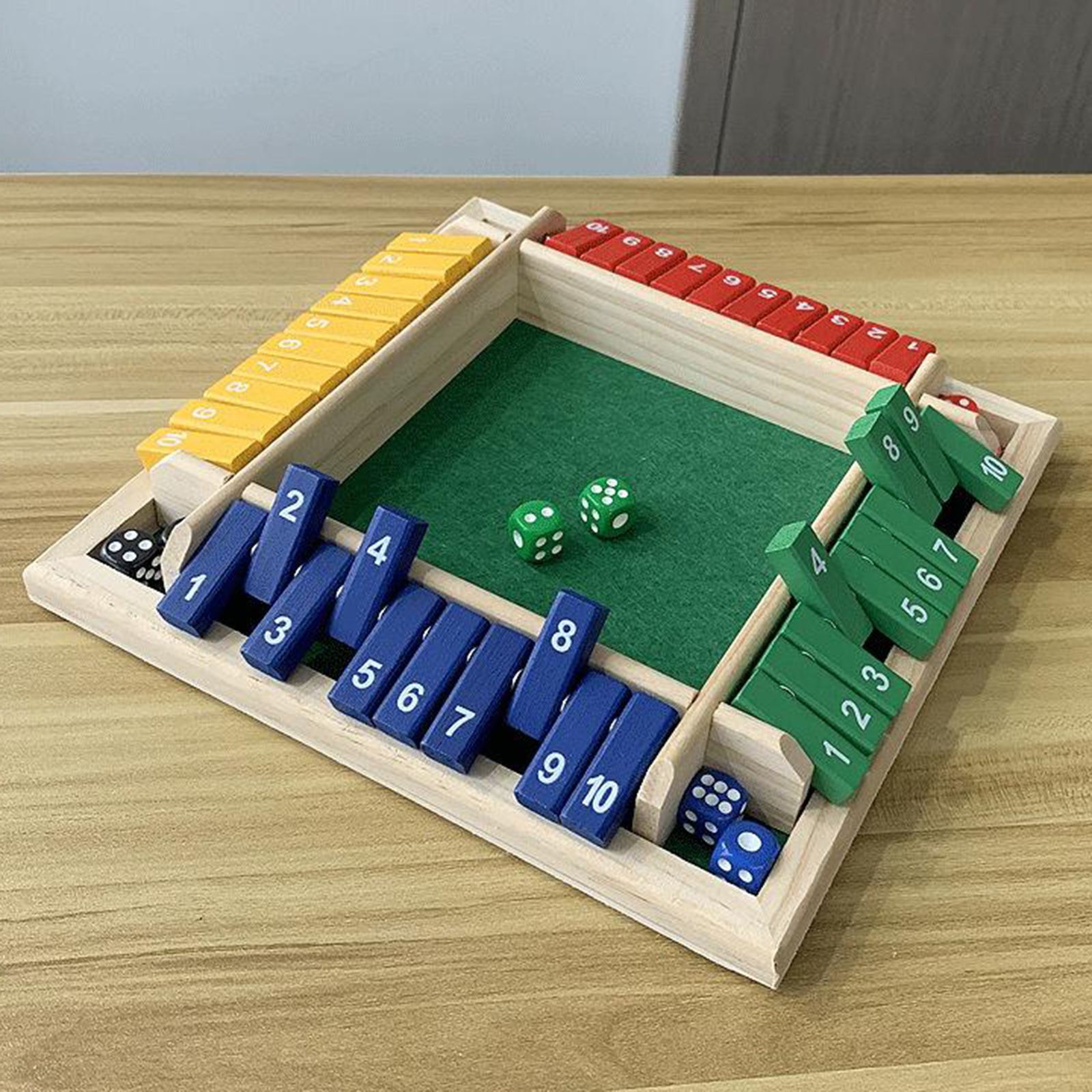 MathMagic - Interactive Wooden Board Game for Families