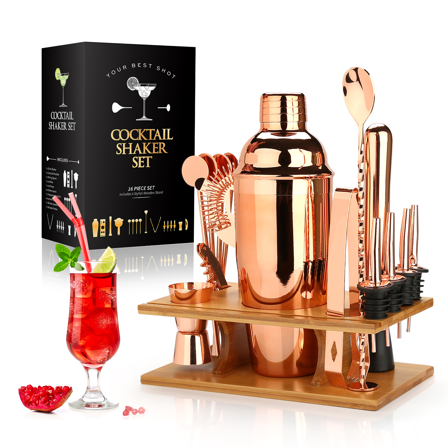 Mixology Master Set - LUXURY Cocktail Tools for the Home