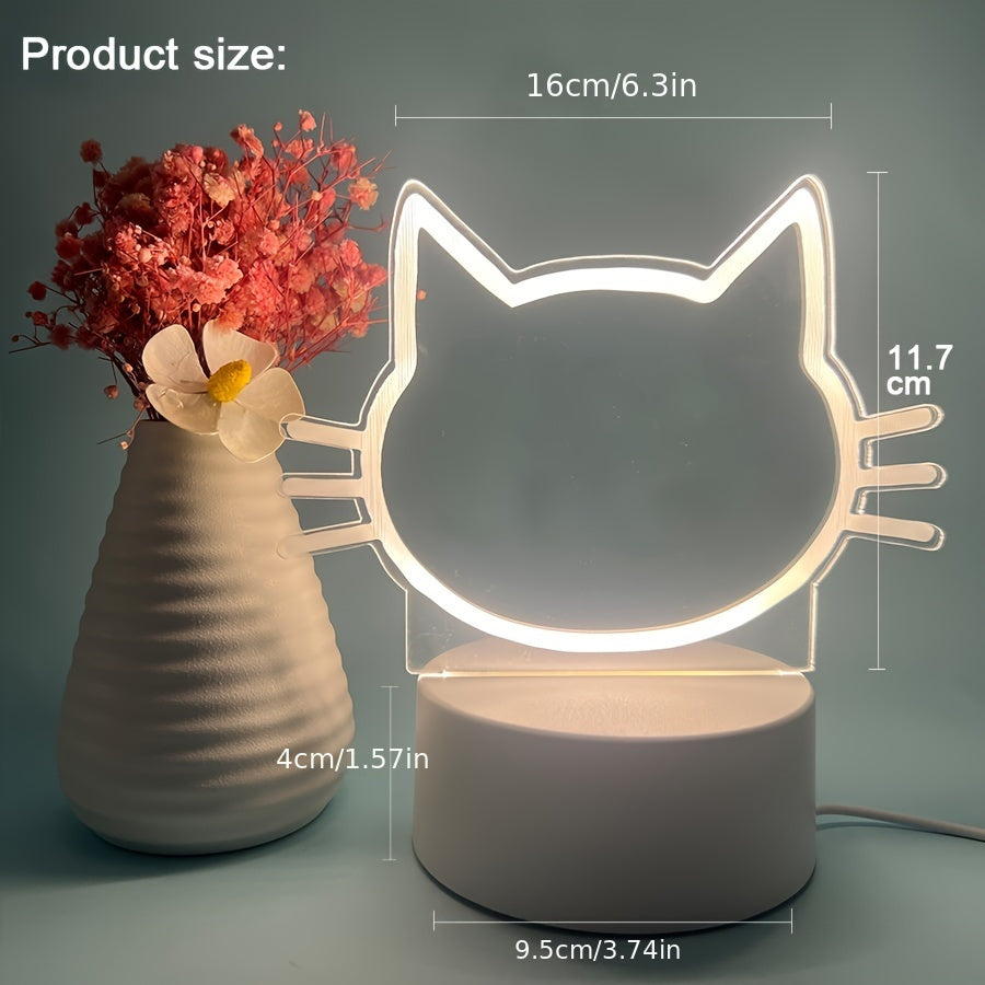 WriteLight Lampa - Kreativ LED Nattlampa med Skrivalternativ