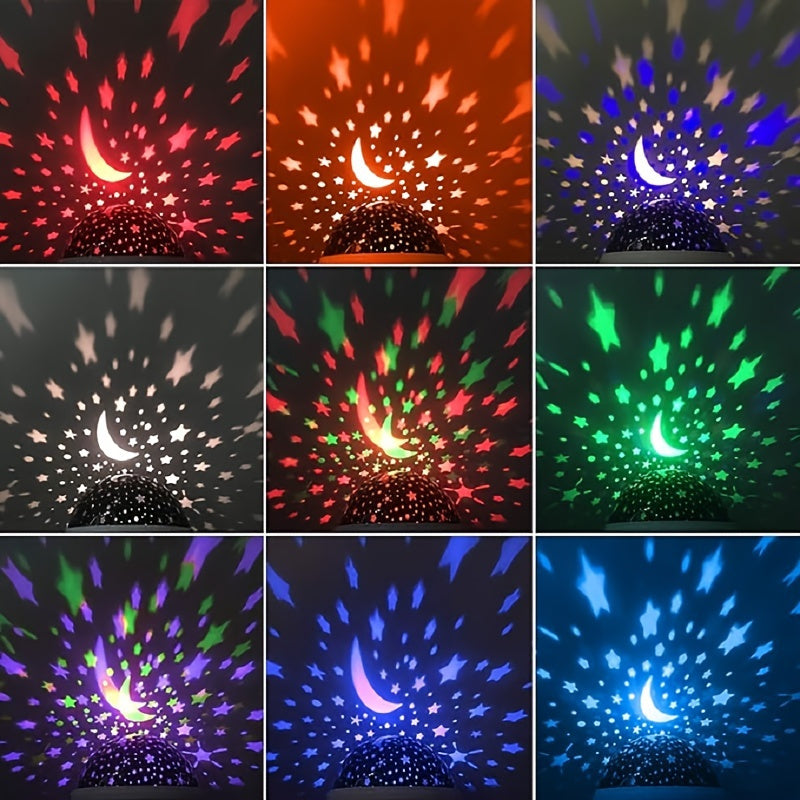StarGlow Projector - LED Night Light with Colors and USB