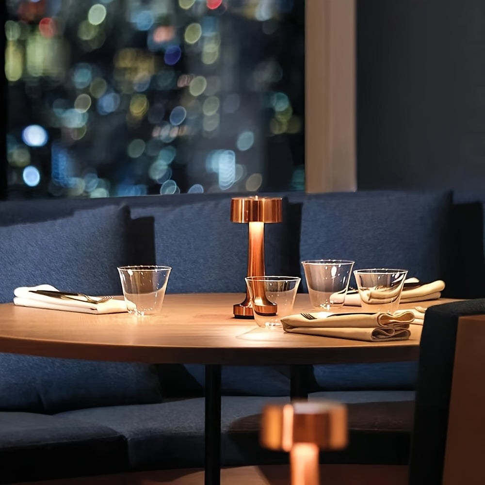 AuroraDesk - Modern Touch LED Desk Lamp with USB