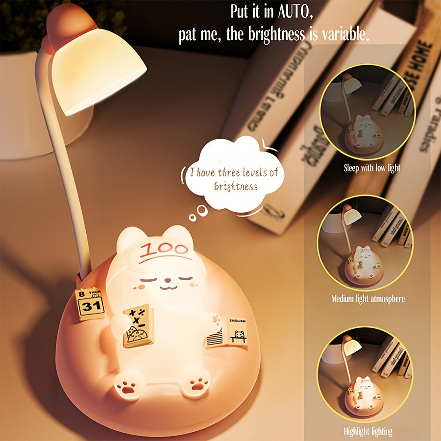 GlowCharge Lamp - Rechargeable LED Night Light with USB