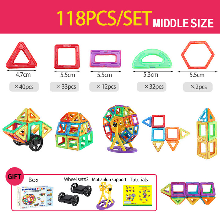 Magnetic Blocks – Creative Educational Building Toy for Kids