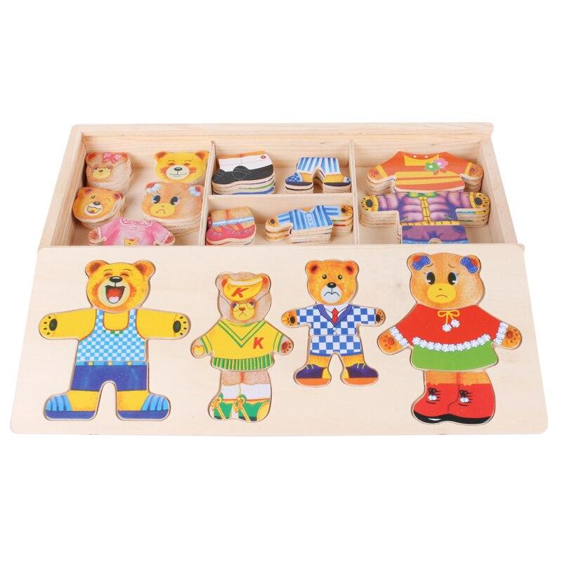 WoodCraft Puzzle - 100 Clothing Creations for Children