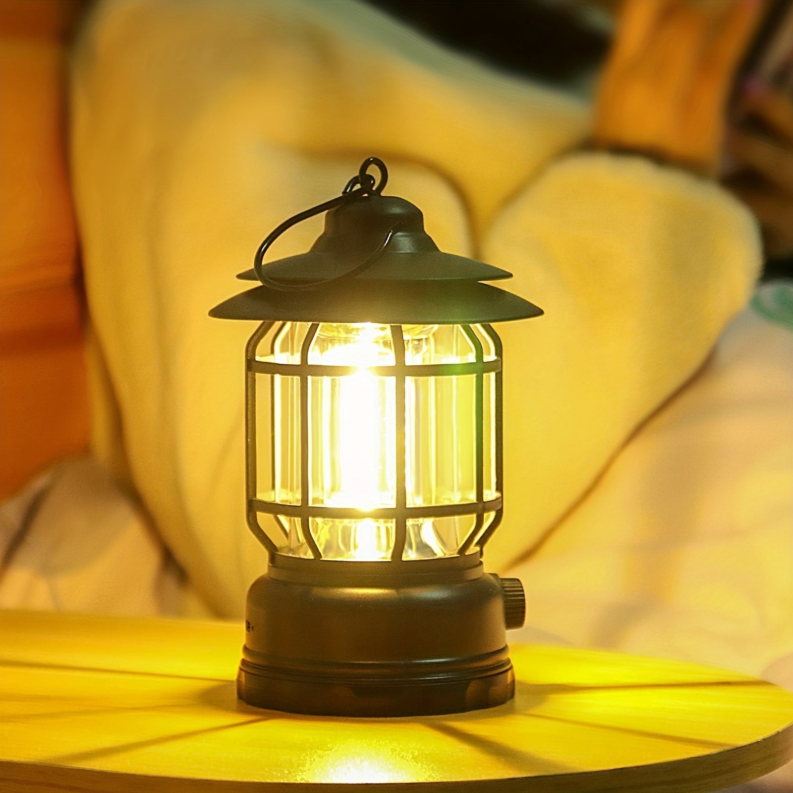 RetroGlow Lampa – Dimbart Uppladdningsbar LED Utomhusbelysning