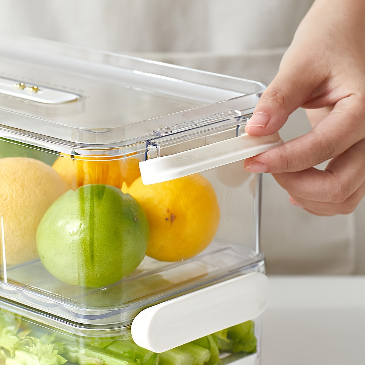 FreshGuard - Elegant Food Safe Refrigerator Organizer
