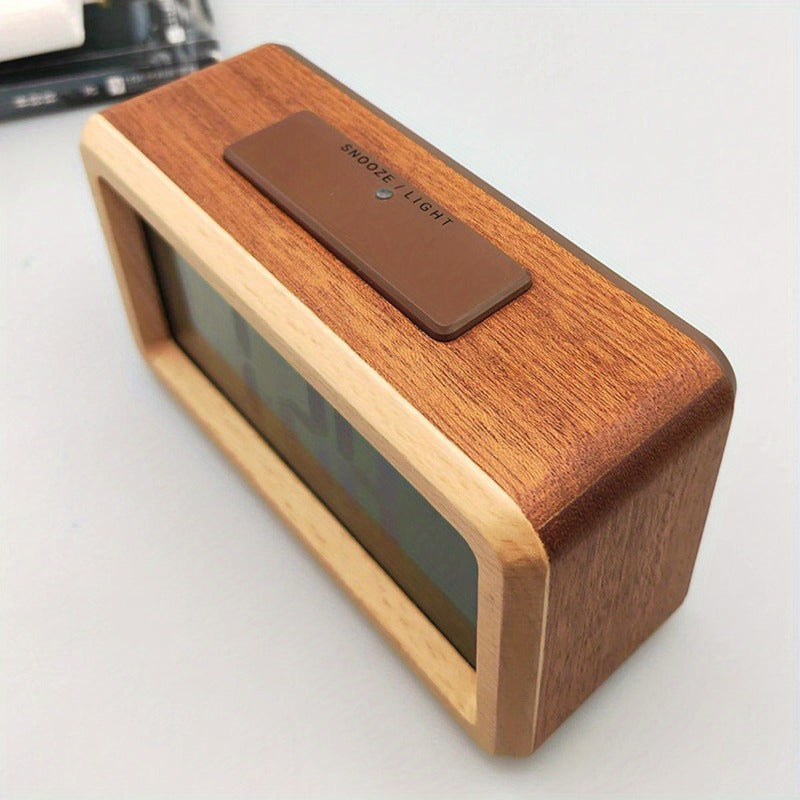 WoodChrono – Stylish Wooden Clock with Calendar