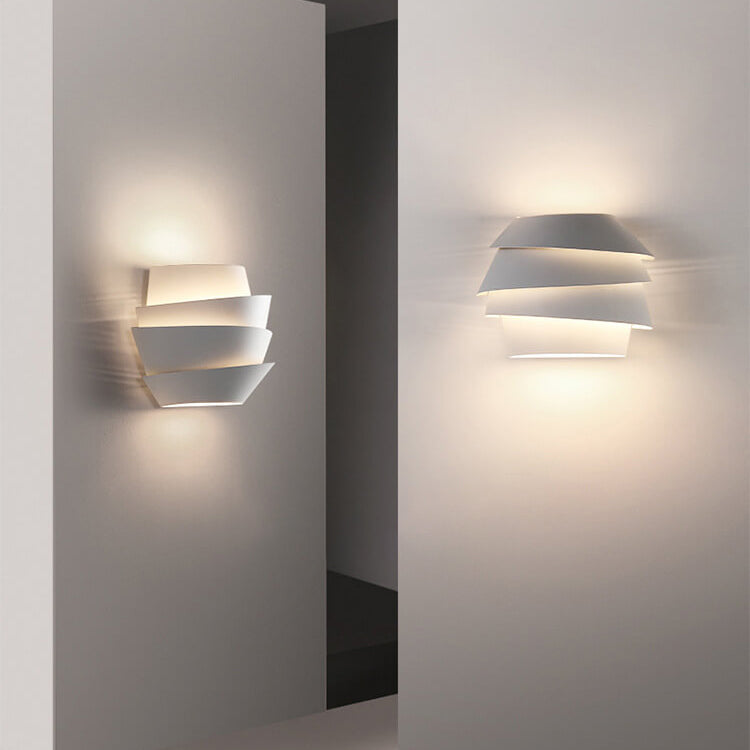 ShineLux - Modern Wall Lamp with Double Light Points in Iron