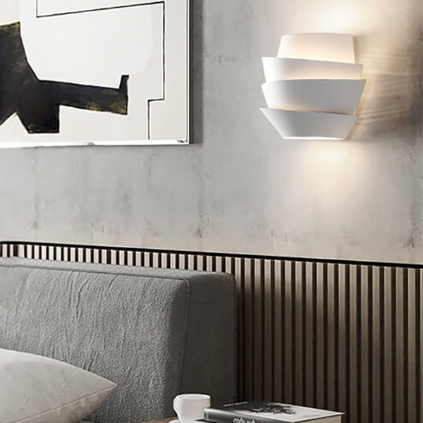 ShineLux - Modern Wall Lamp with Double Light Points in Iron