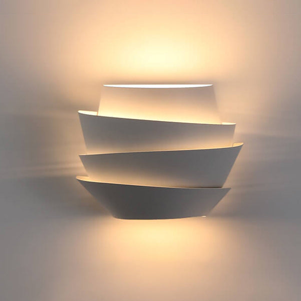 ShineLux - Modern Wall Lamp with Double Light Points in Iron