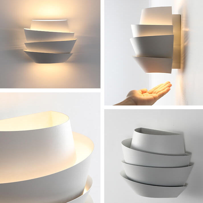 ShineLux - Modern Wall Lamp with Double Light Points in Iron