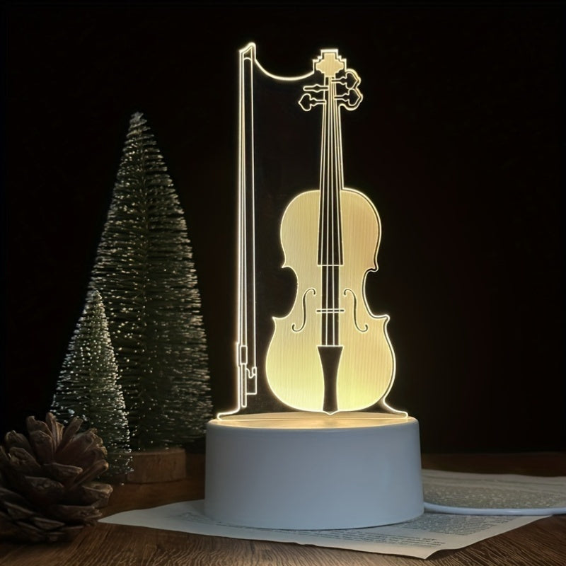 CelloGlow-lampa - 3D LED nattbelysning