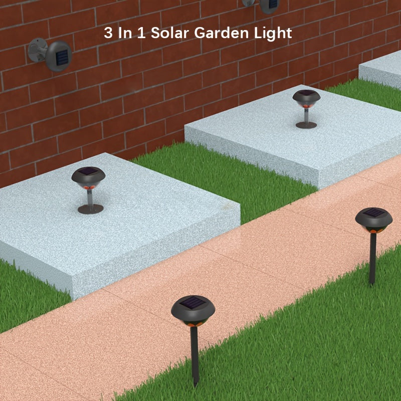 LumiLuxe - Modern Sol-LED Trädgårdslampa