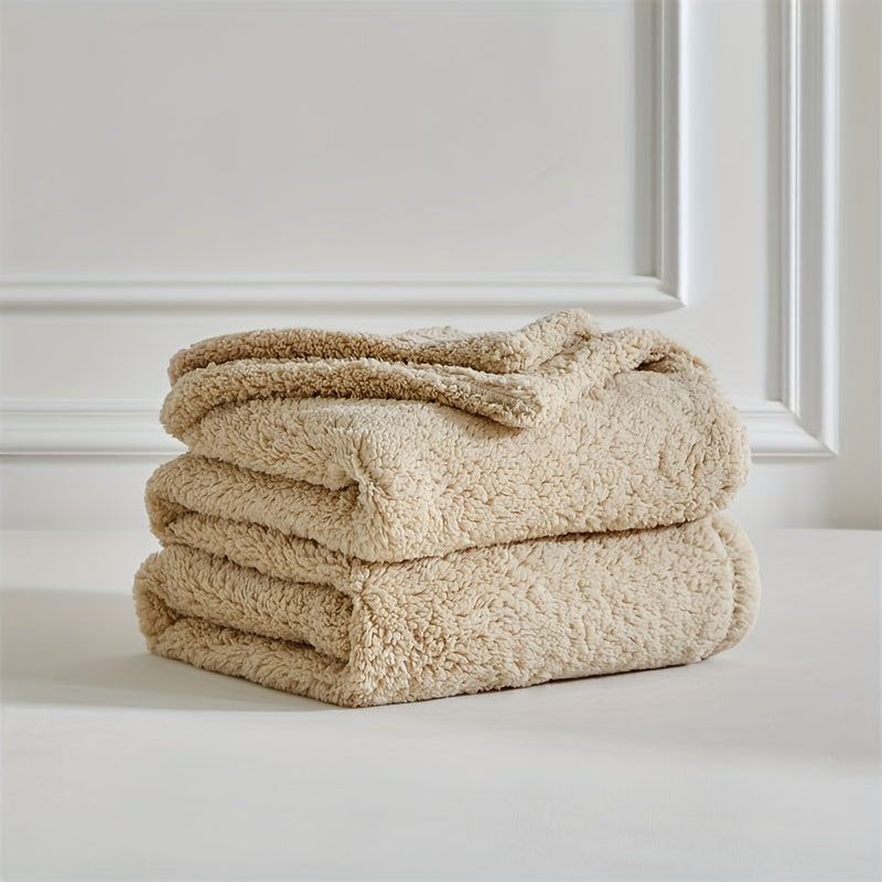 CozyWrap – Luxurious Sherpa Fleece Blanket for Winter Days
