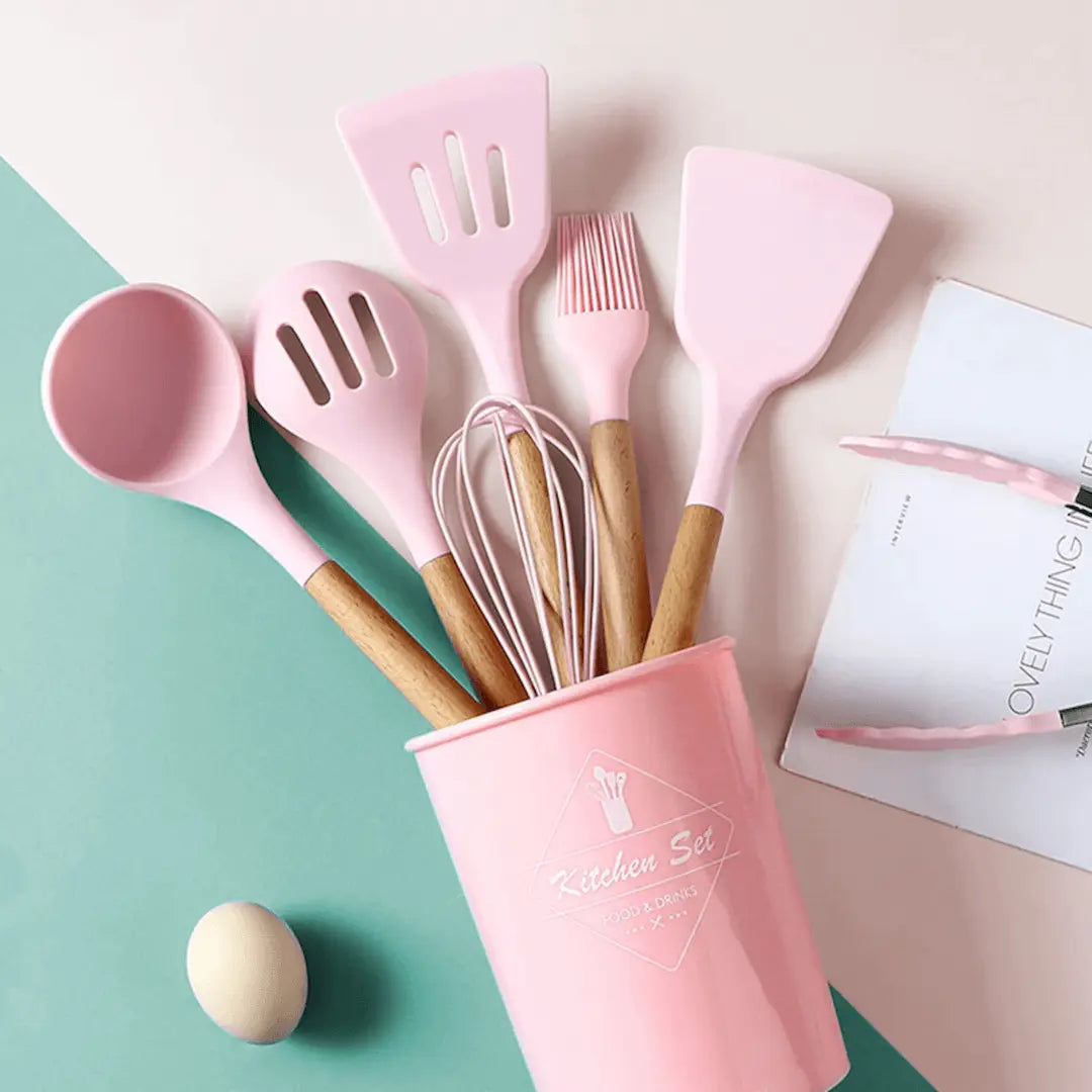 FlexiChef – Durable Silicone Kitchen Utensil Set
