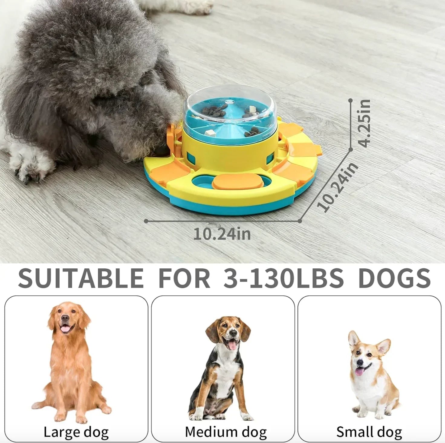 PuzzleFeast Pet Feeder - Interactive Feeding Device for Pets