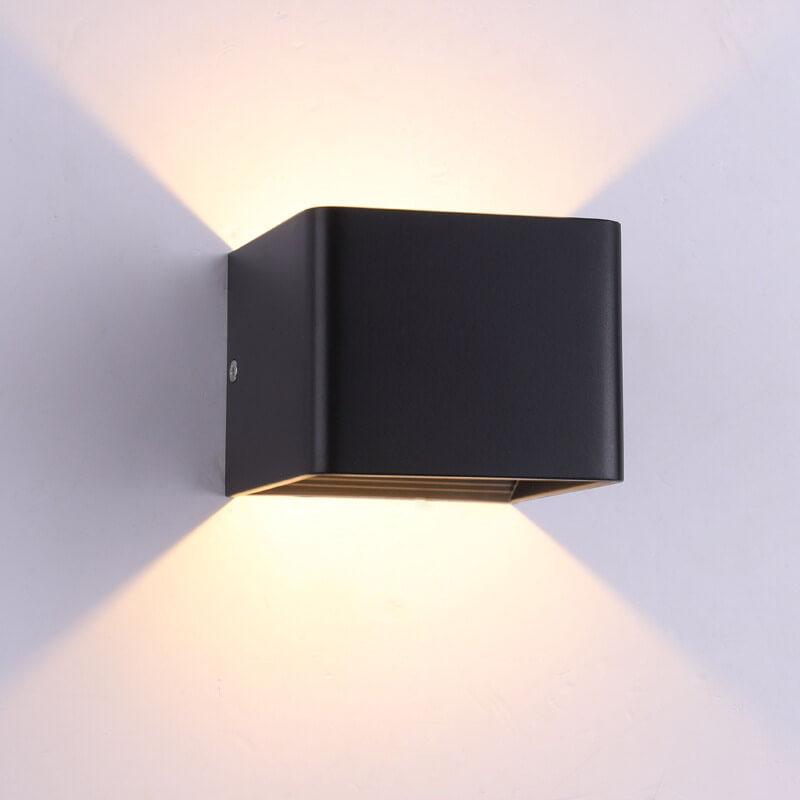 LuminSquare - Square Mini Wall Lamp in Aluminum