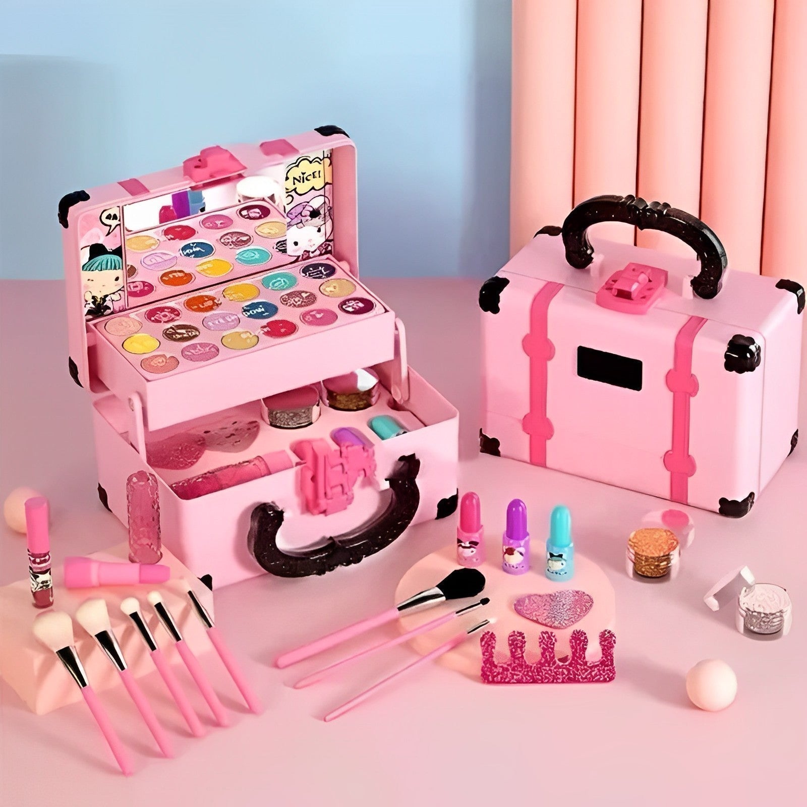LittleGlam Set - Washable Makeup for Kids
