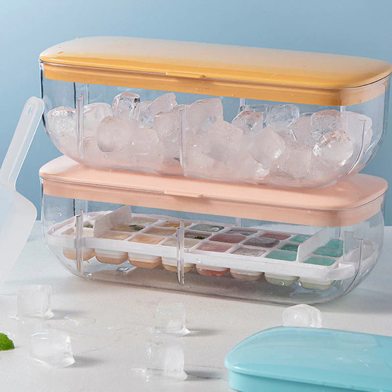 CoolCatcher – Practical Ice Cube Maker with Collector Box