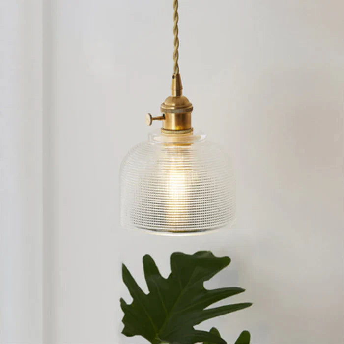 OpulentGlow Pendant – Elegant Glass Ceiling Lamp
