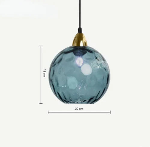LumiSphere Pendant Lamp – Elegant Glass Ball Lighting