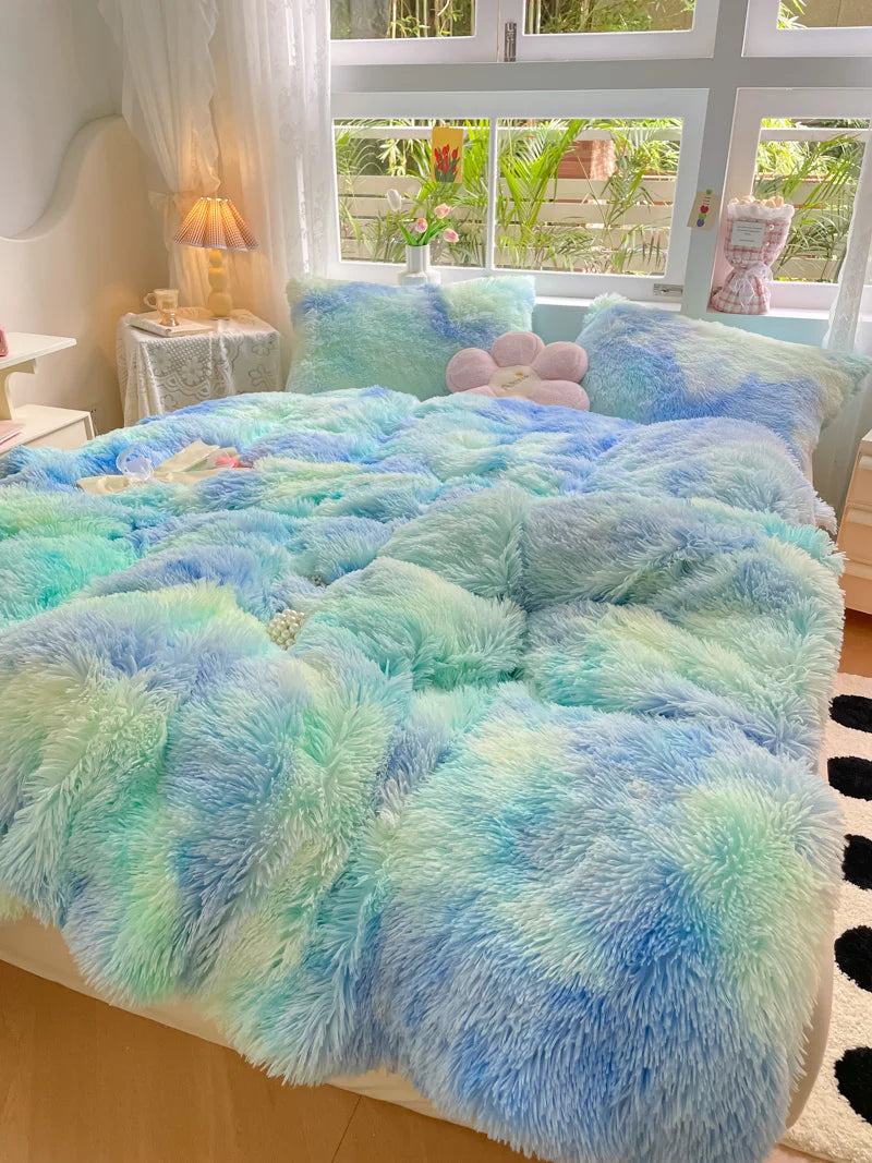 FluffCandy - Luxurious Long-Pile Duvet Cover for Winter Warmth