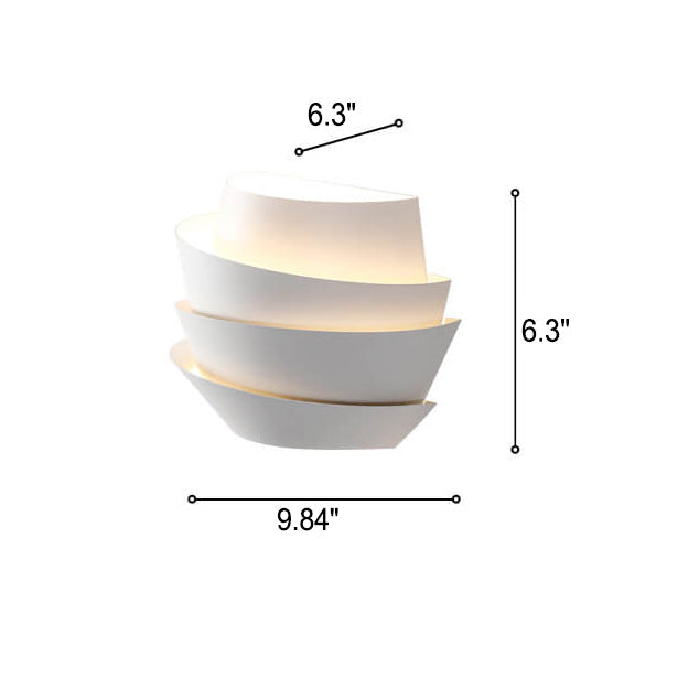 ShineLux - Modern Wall Lamp with Double Light Points in Iron