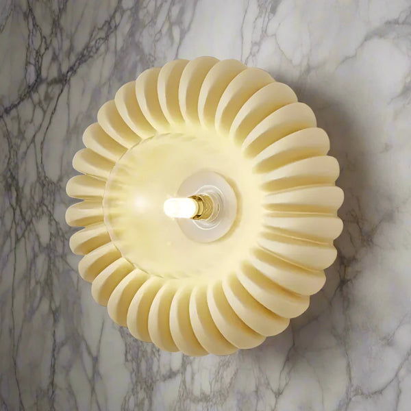 ArtisanGlow Warm White - Elegant Resin Heat Lamp for Bedroom