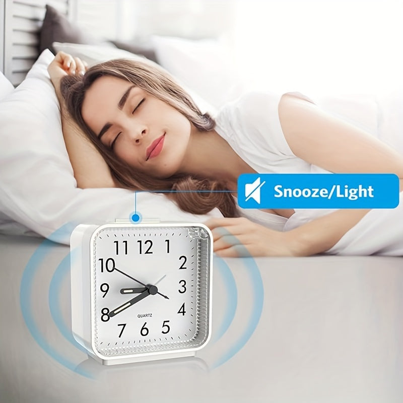 TimeEase - Stylish Alarm Clock with Illuminated Hands
