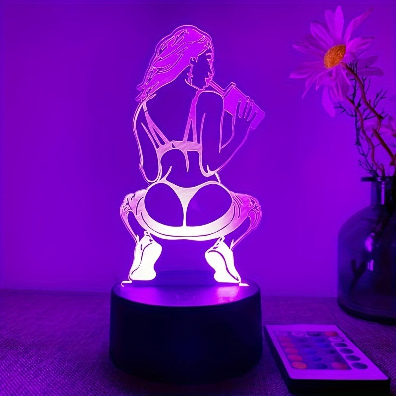 DecoLamp - Stylish 3D Table Lamp with Color Choice