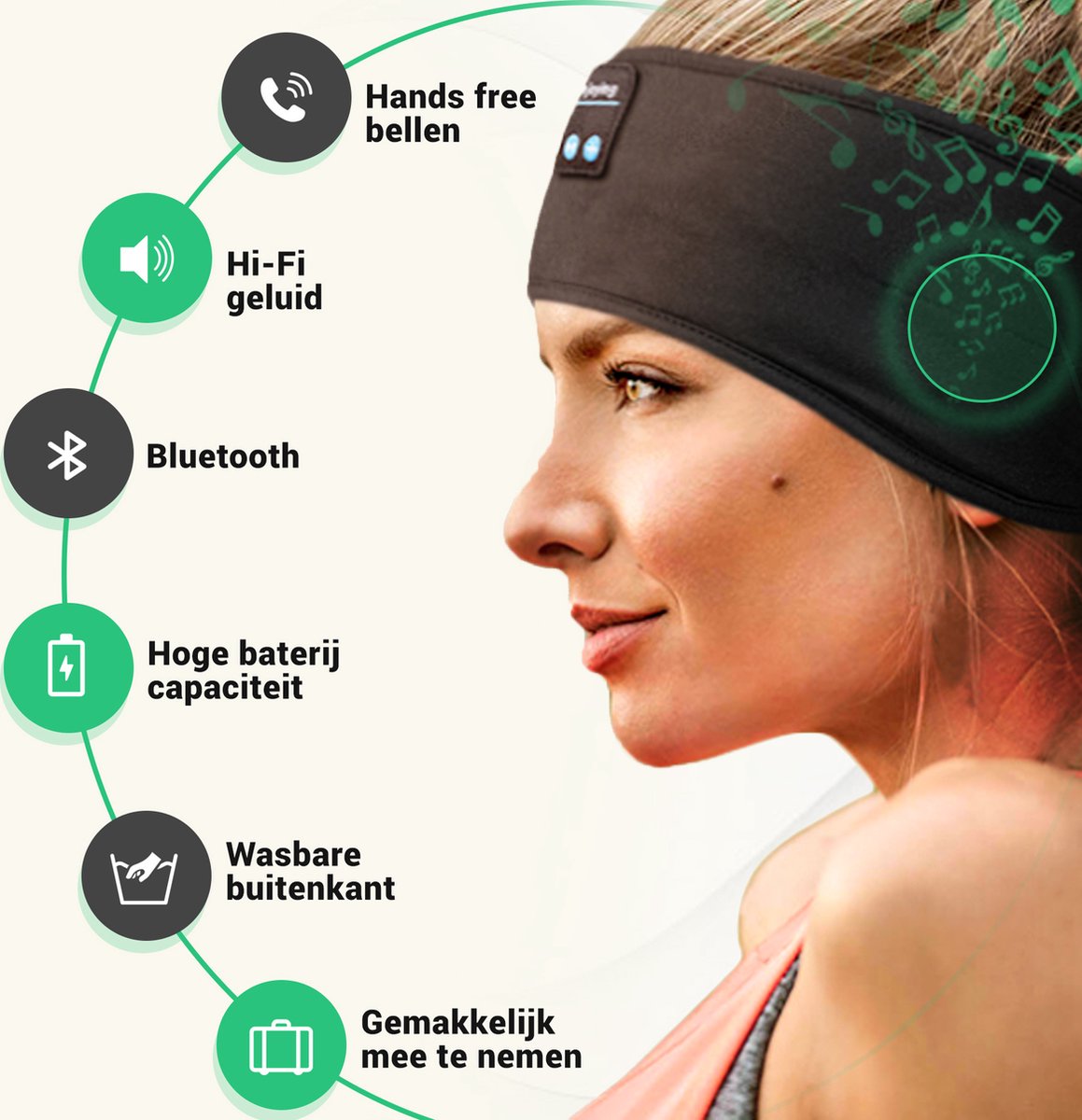 SleepWave™ - Smart Bluetooth Sleep Band for Deep Rest