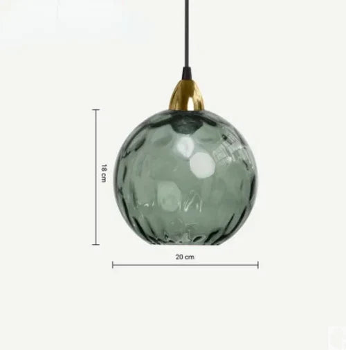 LumiSphere Pendant Lamp – Elegant Glass Ball Lighting