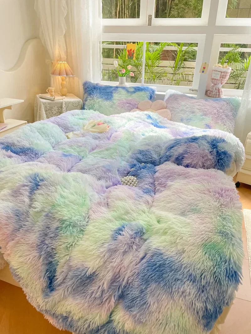 FluffCandy - Luxurious Long-Pile Duvet Cover for Winter Warmth