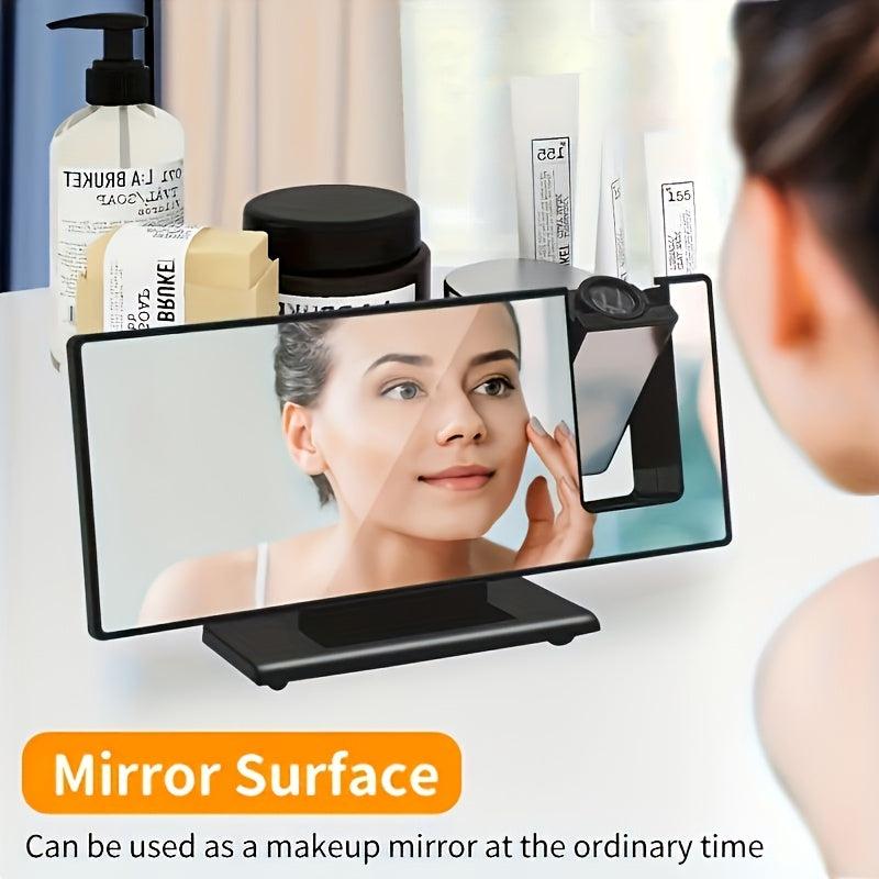 TimeView Clock – Modern Mirror LED Projector