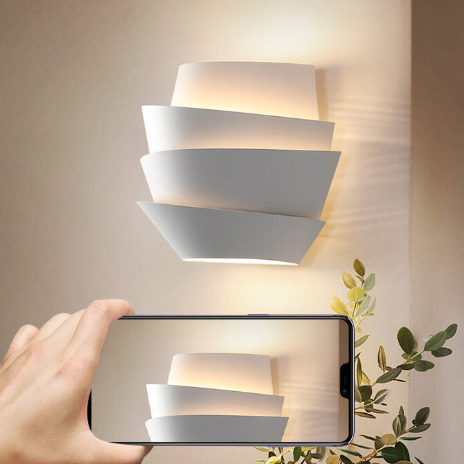ShineLux - Modern Wall Lamp with Double Light Points in Iron