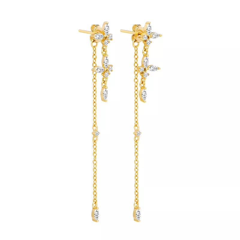 Elodie Dangle Earrings – Timeless & Elegant Accessory