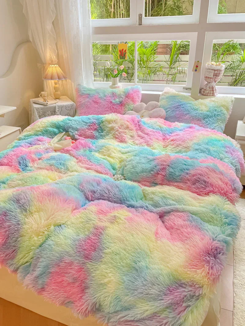 FluffCandy - Luxurious Long-Pile Duvet Cover for Winter Warmth