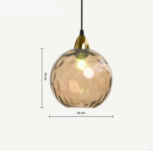 LumiSphere Pendant Lamp – Elegant Glass Ball Lighting
