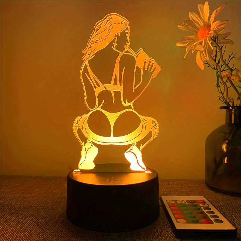 DecoLamp - Stylish 3D Table Lamp with Color Choice