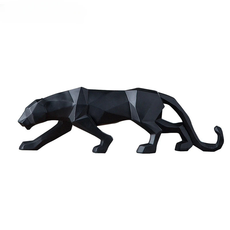 PantherSculpt – Stylish Black and White Panther Sculptures