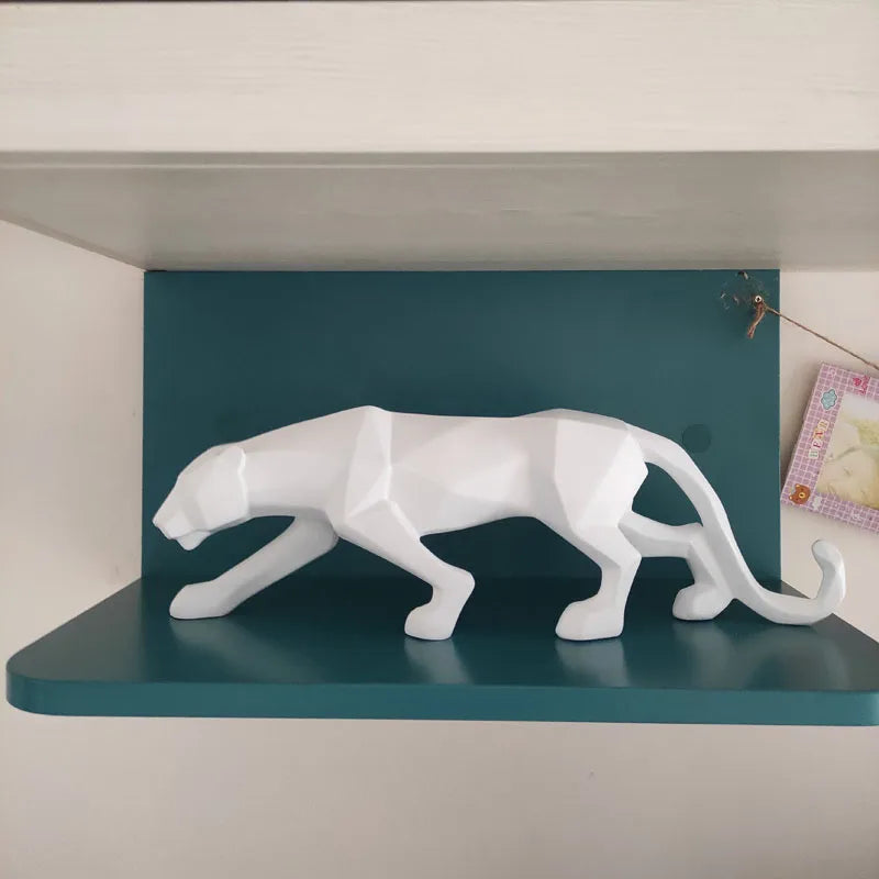 PantherSculpt – Stylish Black and White Panther Sculptures