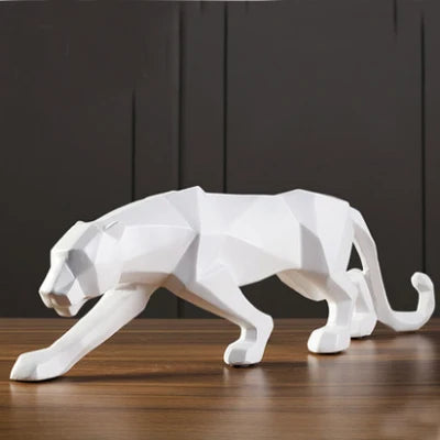 PantherSculpt – Stylish Black and White Panther Sculptures