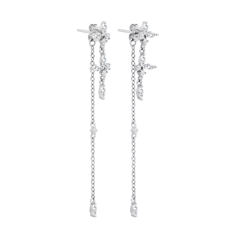 Elodie Dangle Earrings – Timeless & Elegant Accessory