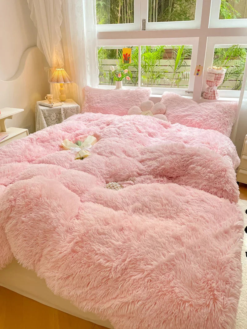 FluffCandy - Luxurious Long-Pile Duvet Cover for Winter Warmth