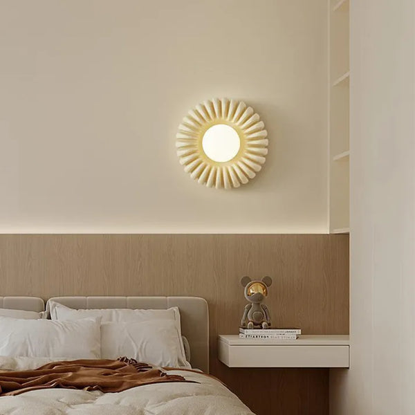 ArtisanGlow Warm White - Elegant Resin Heat Lamp for Bedroom