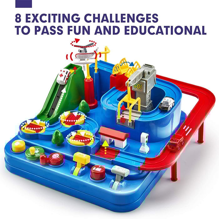 RescueTrack Adventure Set – Educational Preschool Toy