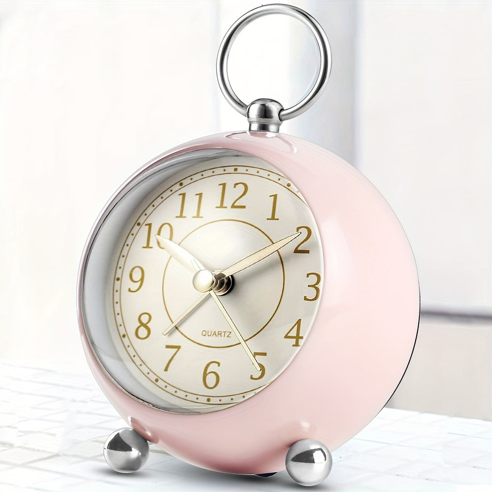 RetroTime Clock - Stylish Silent Alarm Clock with Night Light