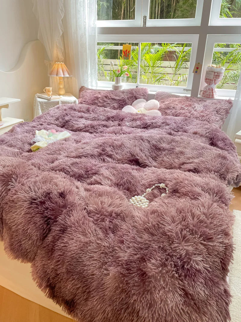 FluffCandy - Luxurious Long-Pile Duvet Cover for Winter Warmth