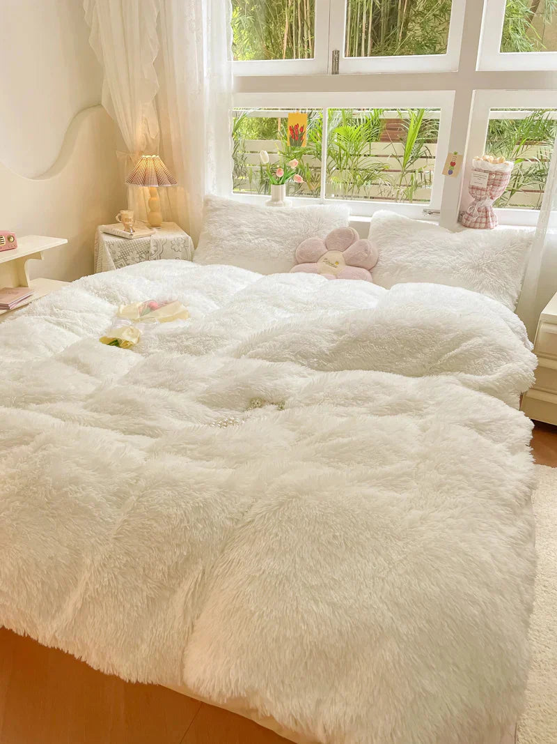 FluffCandy - Luxurious Long-Pile Duvet Cover for Winter Warmth