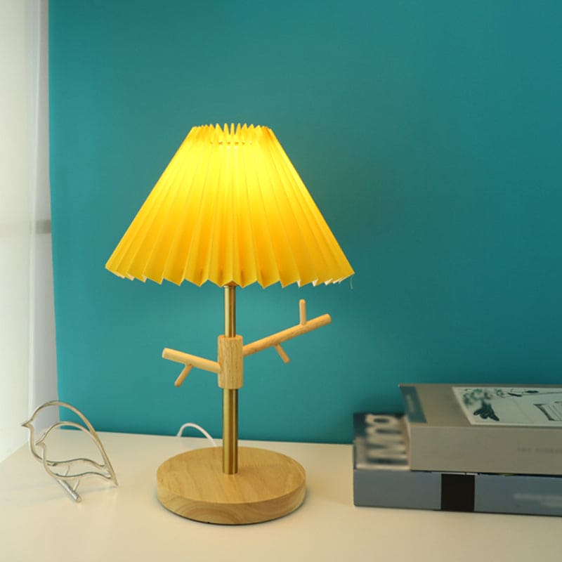 GloShine - Scandinavian Night Lamp with Storage Shelf